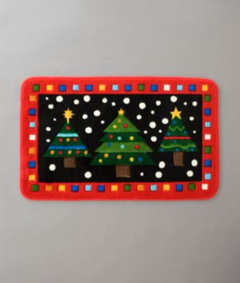 Nourison Printed Holiday Rug - Trees