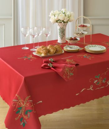 Nouveau Cutwork Holiday Table Linens by Lenox®