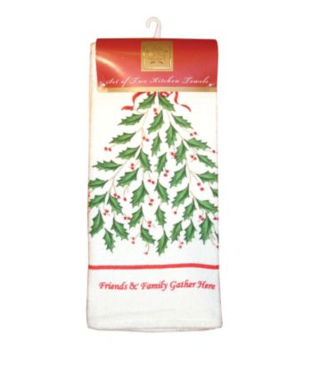 Lenox® Holiday Tree 2-Pack Kitchen Towels