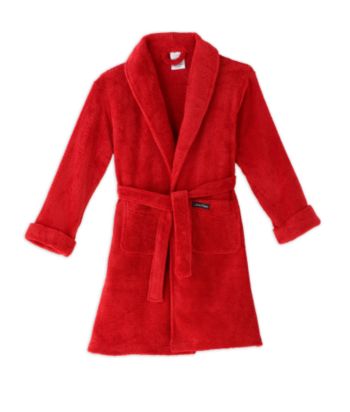 Calvin Klein Boys' 5-16 Robe - Red