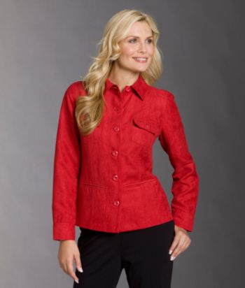Studio Works Faux-suede Safari Jacket