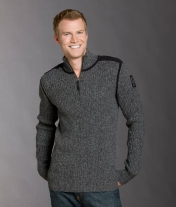 Calvin Klein Jeans® Men's Marled 1/2 Zip Sweater