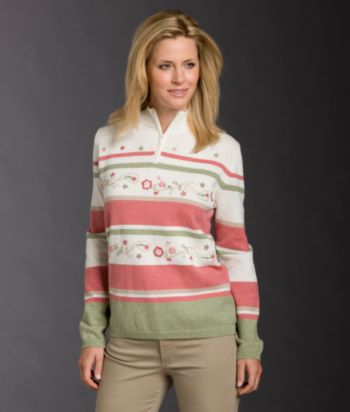 Alfred Dunner® Petites' Striped Sweater - Multi