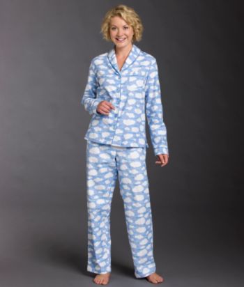 Intimate Essentials® Flannel Pajama Set - Luvucloud