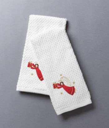 Croscill® 2-Pack Embroidered Towels - Angel
