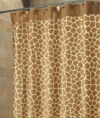 KN Karen Neuburger® Giraffe-Print Shower Curtain