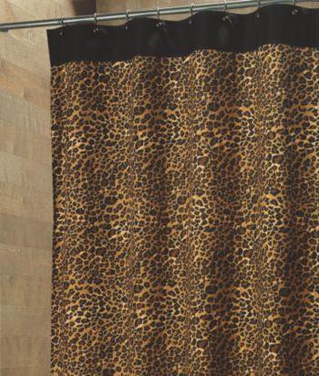 KN Karen Neuburger® Leopard-Print Shower Curtain