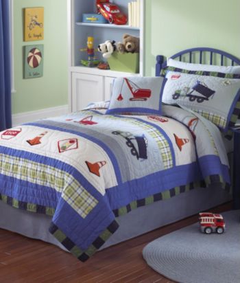 Trucks At Work Bedding Collection by Pem-America, Inc.®