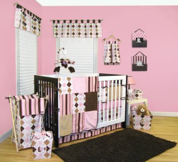 Prep School Pink Bedding Collection by Trend Lab