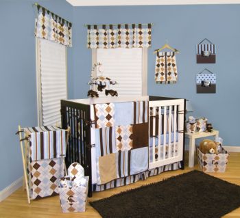 Prep School Blue Baby Bedding Collection by Trend Lab