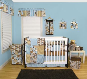 Bubbles Baby Bedding Collection by Trend Lab - Teal