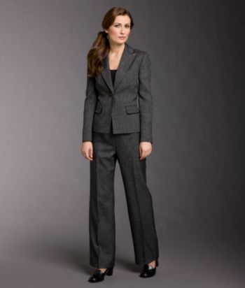 LeSuit® 2-pc. Melange Suit Set - Black/White