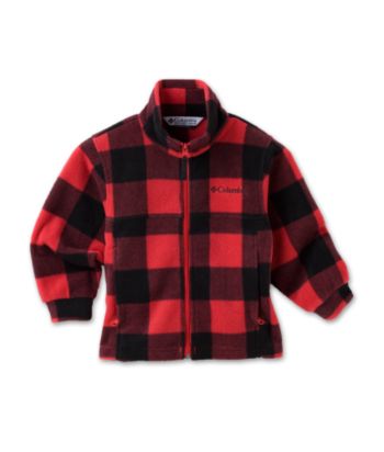 Columbia Boys' 2T-7 Fleece - Red Plaid