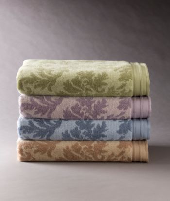 KN Karen Neuburger® Damask Supima® Cotton Towels
