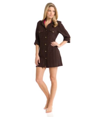 Dotti Safari Shirt Coverup