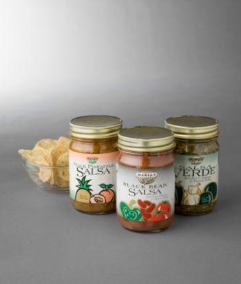 Reid Foods Chips and Salsa - Medium, Peach, Black Bean