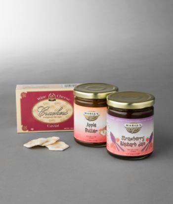 Reid Foods 2 19-oz Jams With Crackers Gift Box