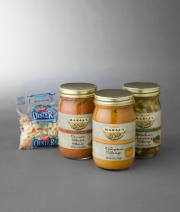 Reid Foods 3 16-oz Condensed Soups With Oyster Crackers Gift Box