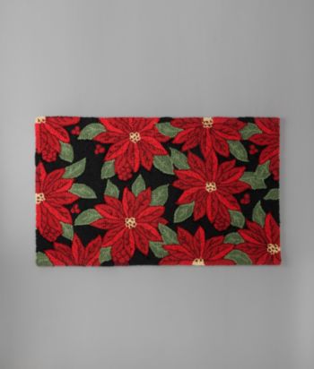 Nourison Hand-Hooked Holiday Rug - Poinsettia