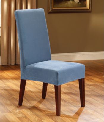 Sure Fit® Stretch Pique Dining Room Chair Slipcover - Short