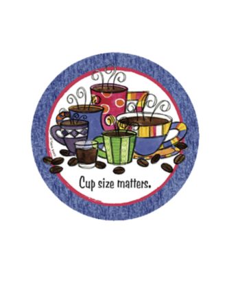 Thirstystone® Cup Size Matters 4-Pack Coasters