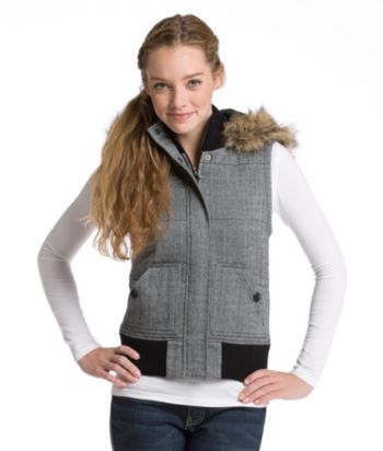 Sweater Project Juniors' Tweed Vest
