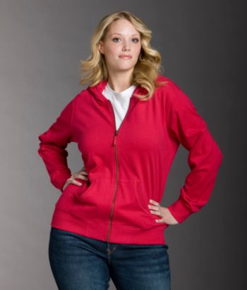 Columbia Plus Size Fall II Hoodie - Holly Berry