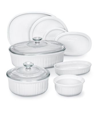 UPC 071160221567 product image for CorningWare French White 10-pc. Bakeware Set | upcitemdb.com