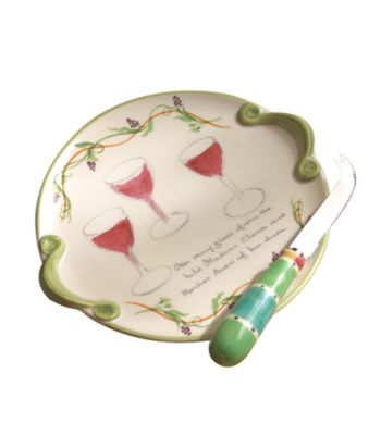 Pfaltzgraff® Pistoulet Cheese Plate with Server