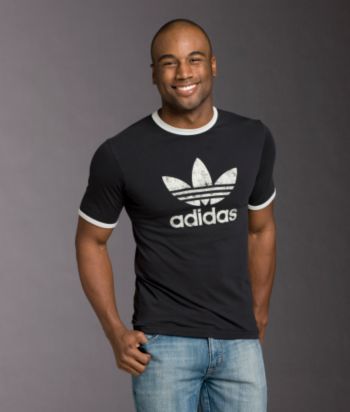 Adidas® Originals Men's Washed Logo Tee - Black