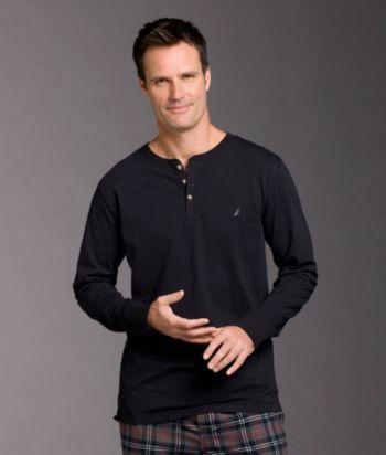 Nautica® Men's Long Sleeve Henley