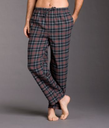 Nautica® Men's Plaid Lounge Pants - Black/Gray