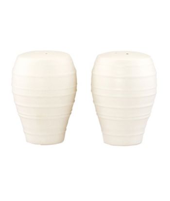 Mikasa Swirl White Salt & Pepper Set
