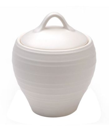 Mikasa® Swirl White Covered Sugar Bowl