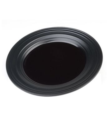 Mikasa Swirl Black Salad Plate