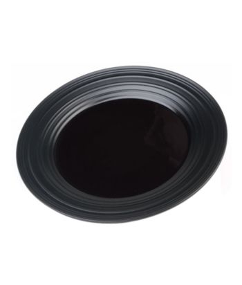 Mikasa Swirl Black Dinner Plate