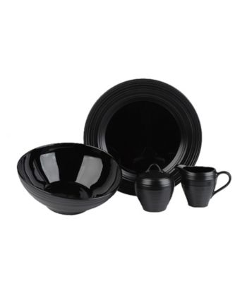 Mikasa Swirl Black 5-pc. Serving Set