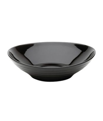 Mikasa 5048910 Swirl Black Individual Pasta Bowl