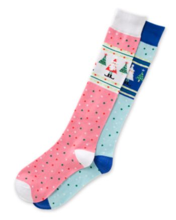 Soxland Santa Trees Knee-high Socks