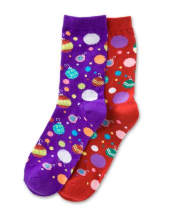 Soxland Ornament Confetti Crew Socks
