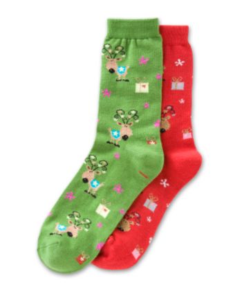 Soxland Starry Rudolph Crew Socks