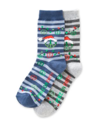 Soxland Peace on Earth Crew Socks
