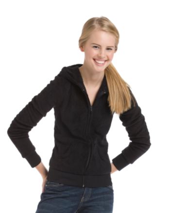 Grane® Juniors' Plush Hoodie - Black