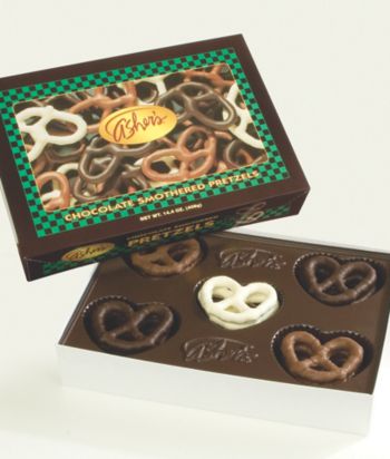 Asher's Chocolates Chocolate Smothered Pretzels