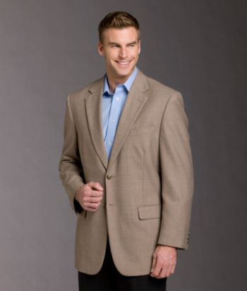 Statements Men's Hopsack Blazer - Wheat