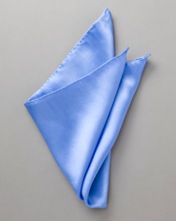 Kenneth Roberts Platinum® Men's Solid Pocket Square - Royal Blue