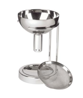 Wine Enthusiast Aerating Funnel with Screen & Stand