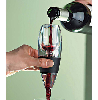 The Wine Enthusiast Vinturi Red Wine Aerator is clearly on the cutting edge of aeration design.
