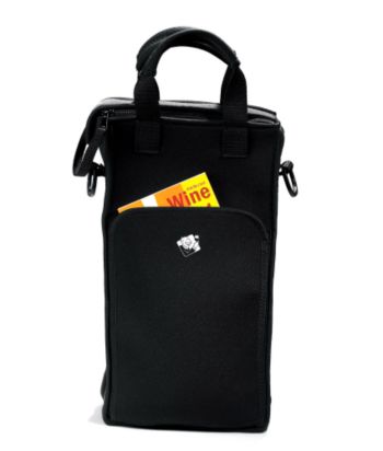 Wine Enthusiast 2-Bottle Neoprene Wine Tote Bag