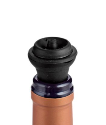 Wine Enthusiast Steal Seal Wine Stoppers - Set of 2